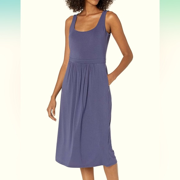 Daily Ritual Womans Midi Dress - Picture 1 of 5